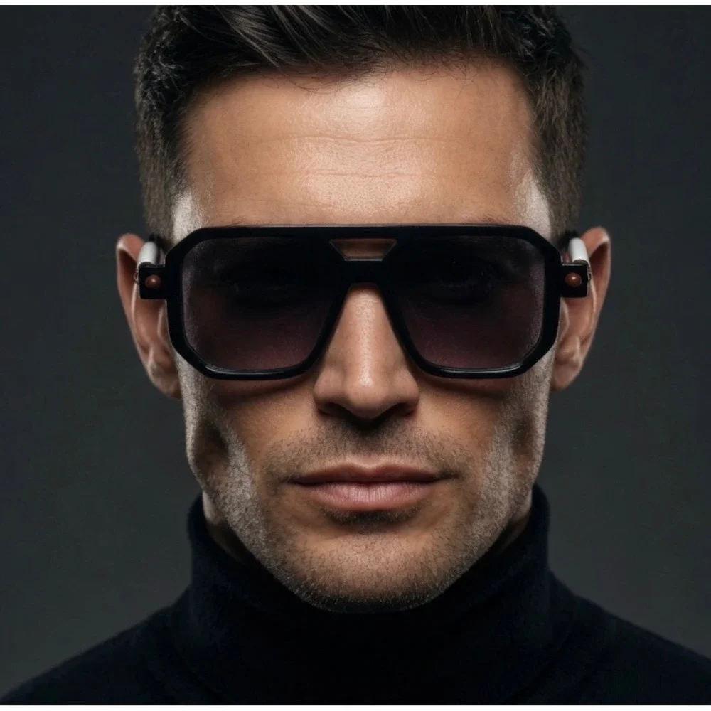 Sunglasses‎ for Outdoor Travel UV400 Protection Men Stylish Square Lentes Gafas